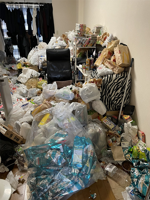 【白山市内】ゴミ屋敷Before1|作業事例